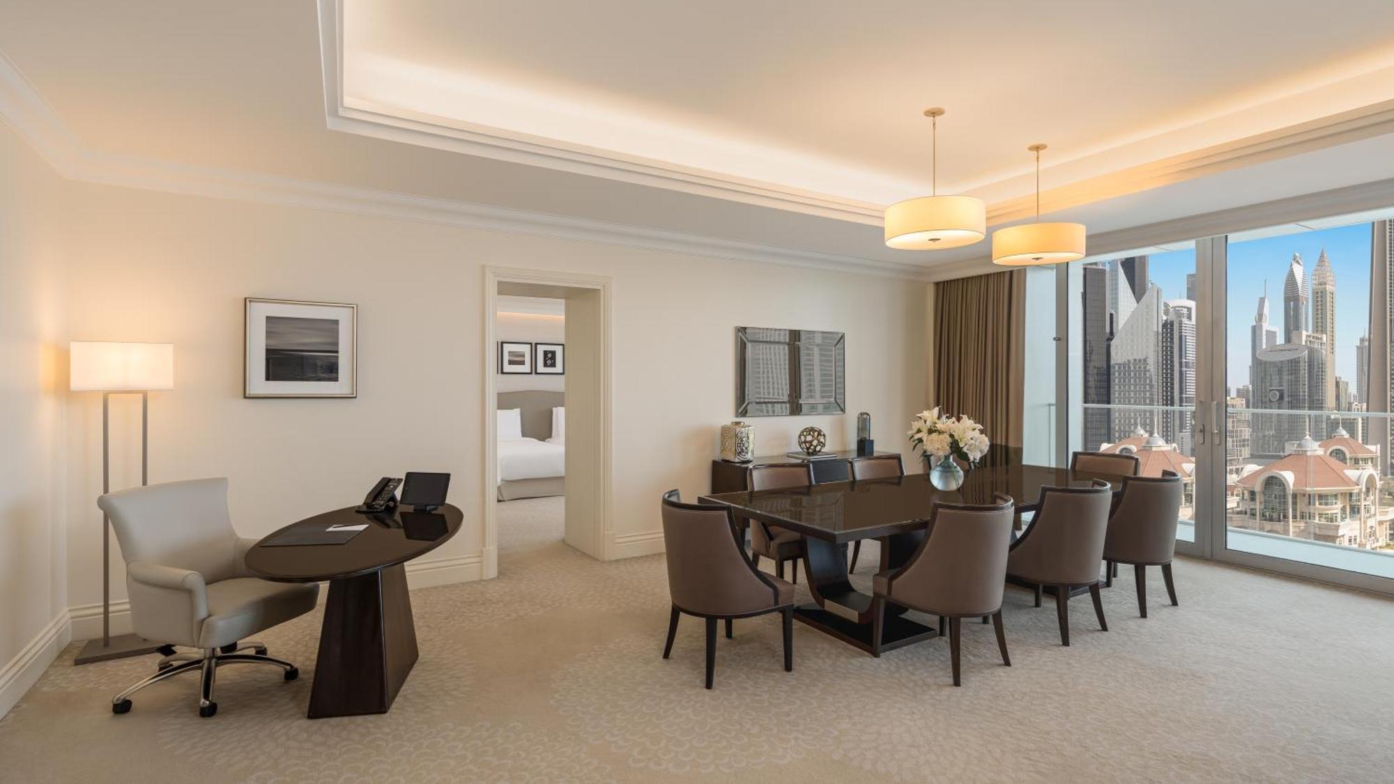 Kempinski The Boulevard Dubai Exterior photo A typical dining room